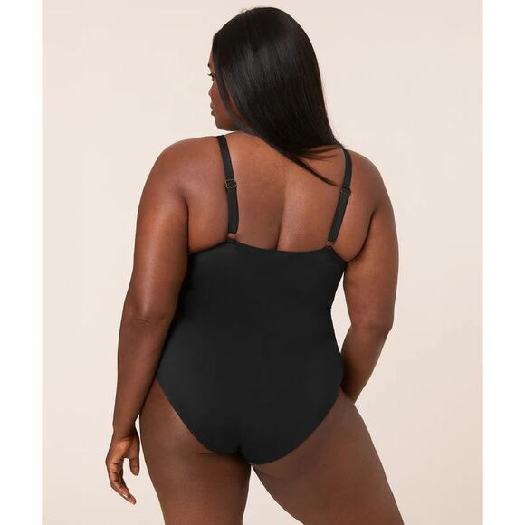 ANDIE SWIM Amalfi Classic One Piece Swimsuit 3XL US 20 Black Flat Scoop Neck NWT - Picture 3 of 12